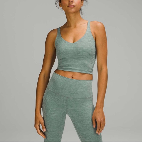 lululemon athletica Tops - Lululemon Aligh Tank Heathered Tidewater Teal